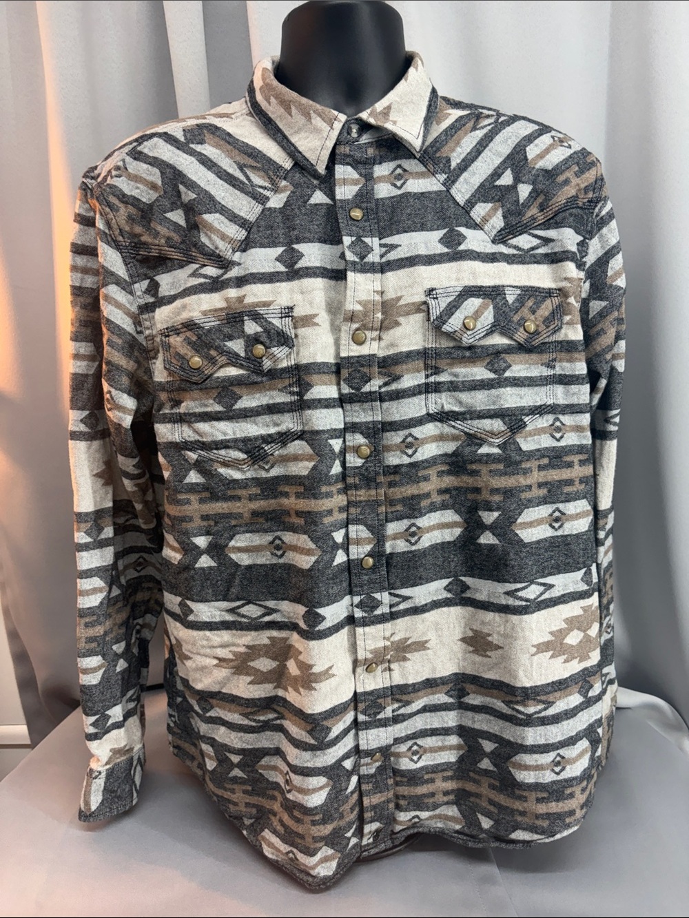 Moonshine Spirits Mens XL Western Dress Shirt Pearl Snap